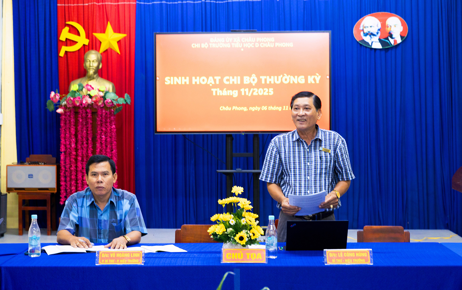 Sức sống chi bộ trường học vùng đầu nguồn