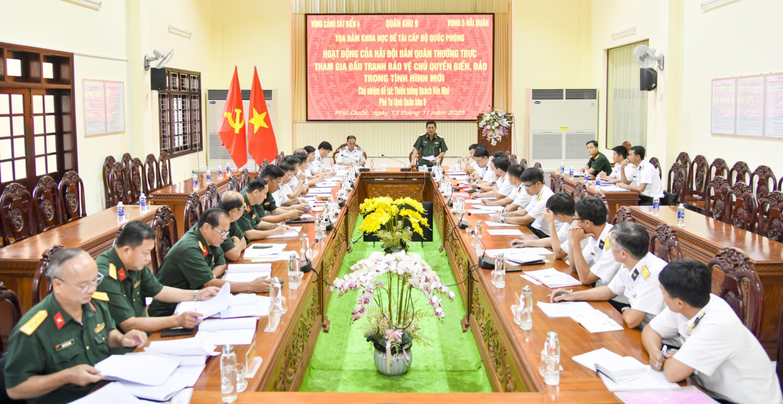 Tọa đàm khoa học đề tài cấp Bộ Quốc phòng về hoạt động của Hải đội dân quân thường trực