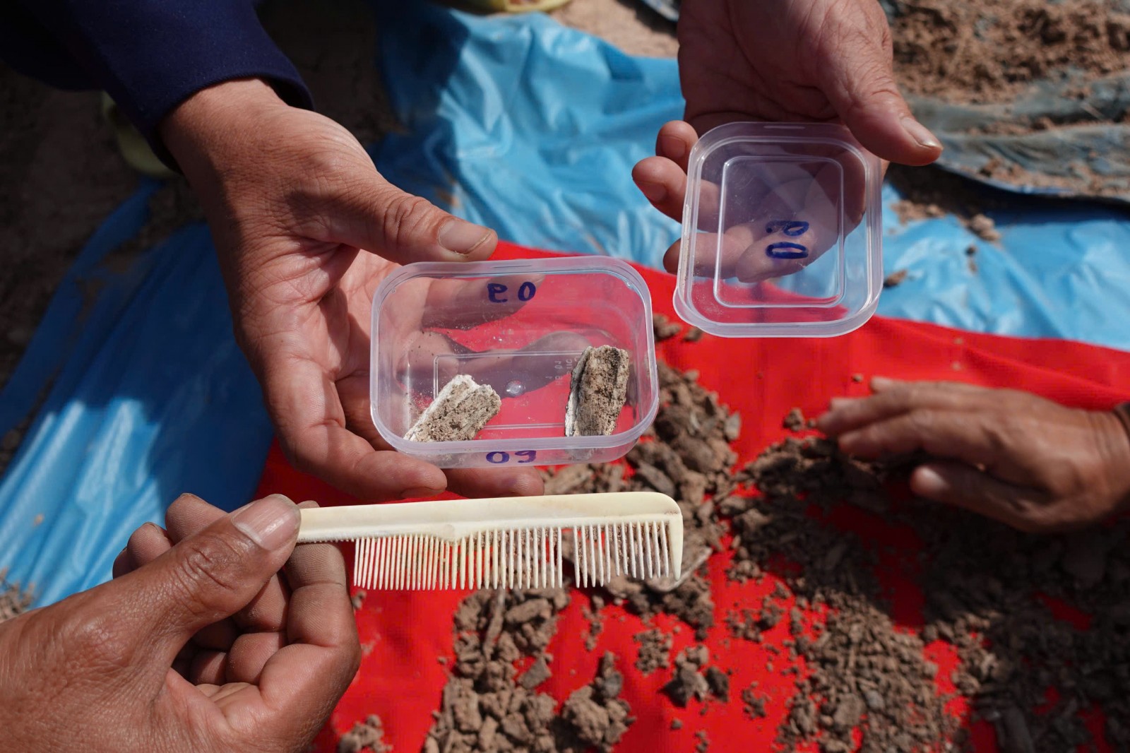 Đội K92 (Bộ Chỉ huy Quân sự tỉnh An Giang) tiếp tục tìm được 2 hài cốt liệt sĩ tại Campuchia