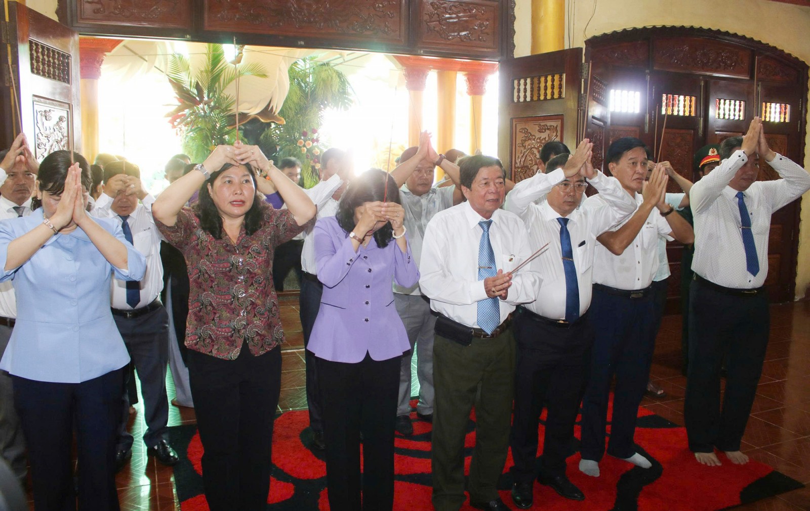 Xã Vĩnh An kỷ niệm 153 năm Ngày mất của Đức Quản cơ Trần Văn Thành