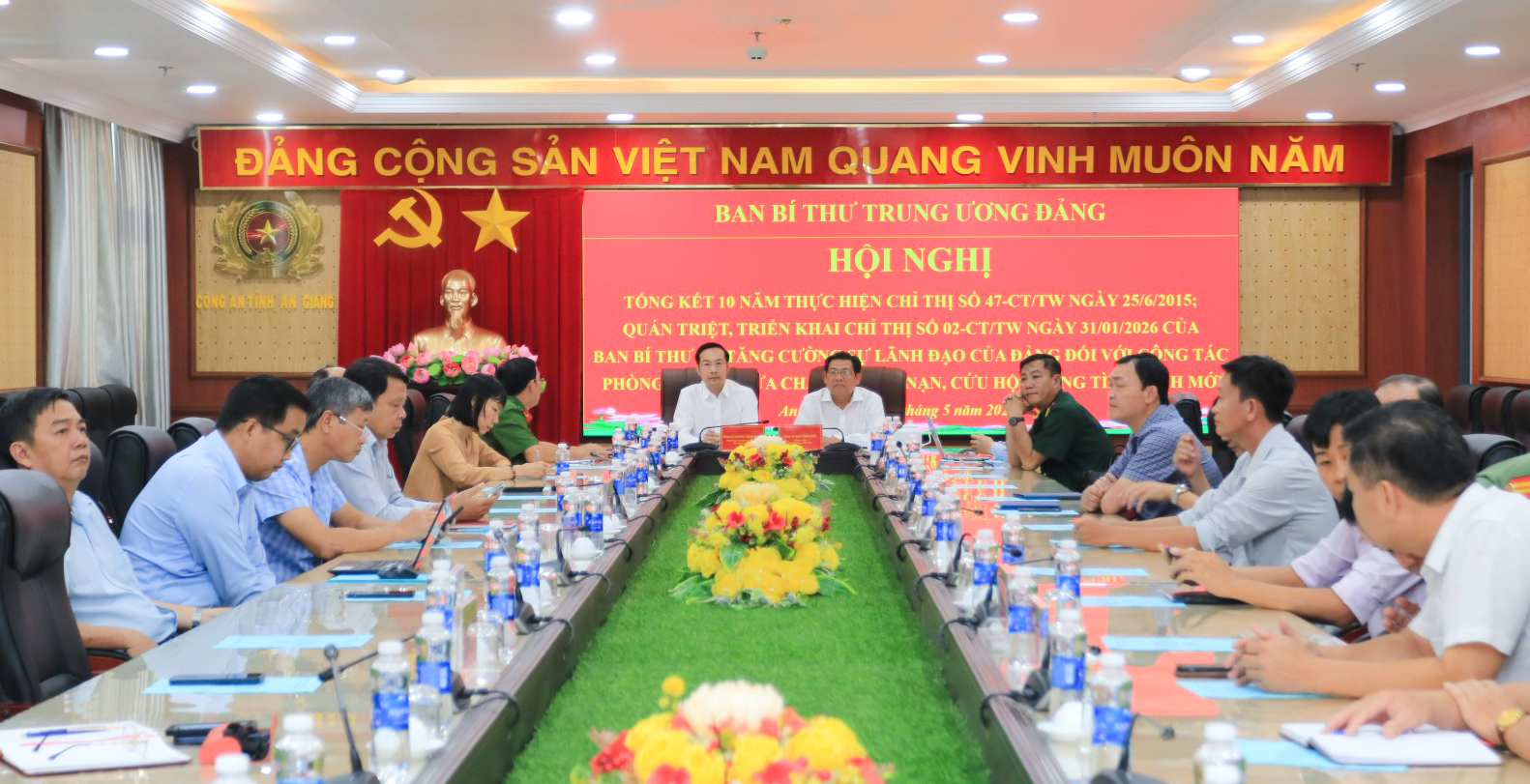 Quang cảnh tại điểm cầu An Giang