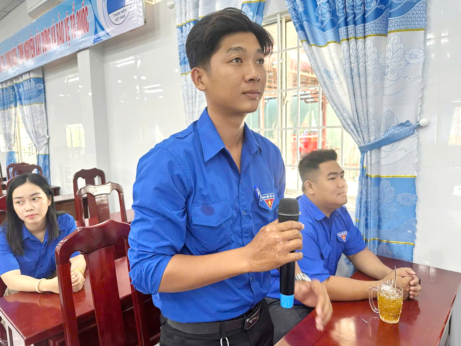 Lãnh đạo HĐND, UBND xã U Minh Thượng gặp gỡ, đối thoại với đoàn viên, đội viên