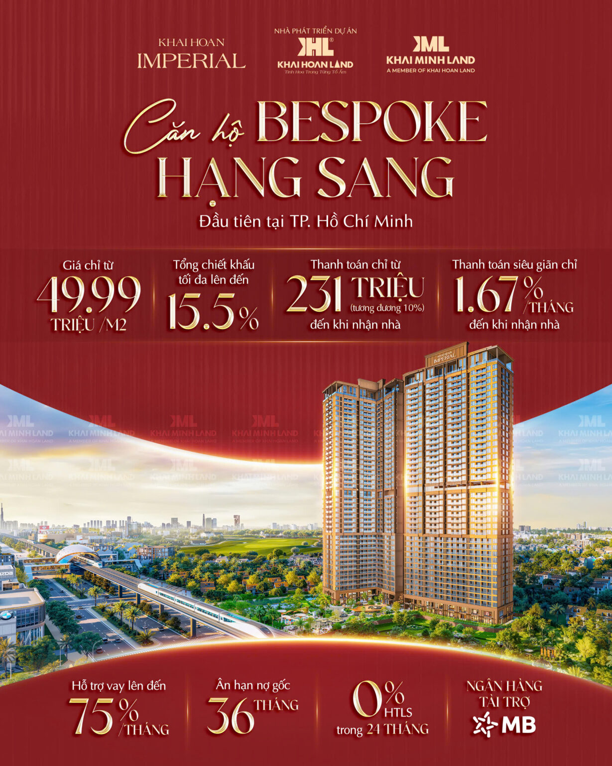 Giá bán căn hộ Khải Hoàn Imperial liệu có xứng tầm với tiêu chuẩn sống “Bespoke” hạng sang?