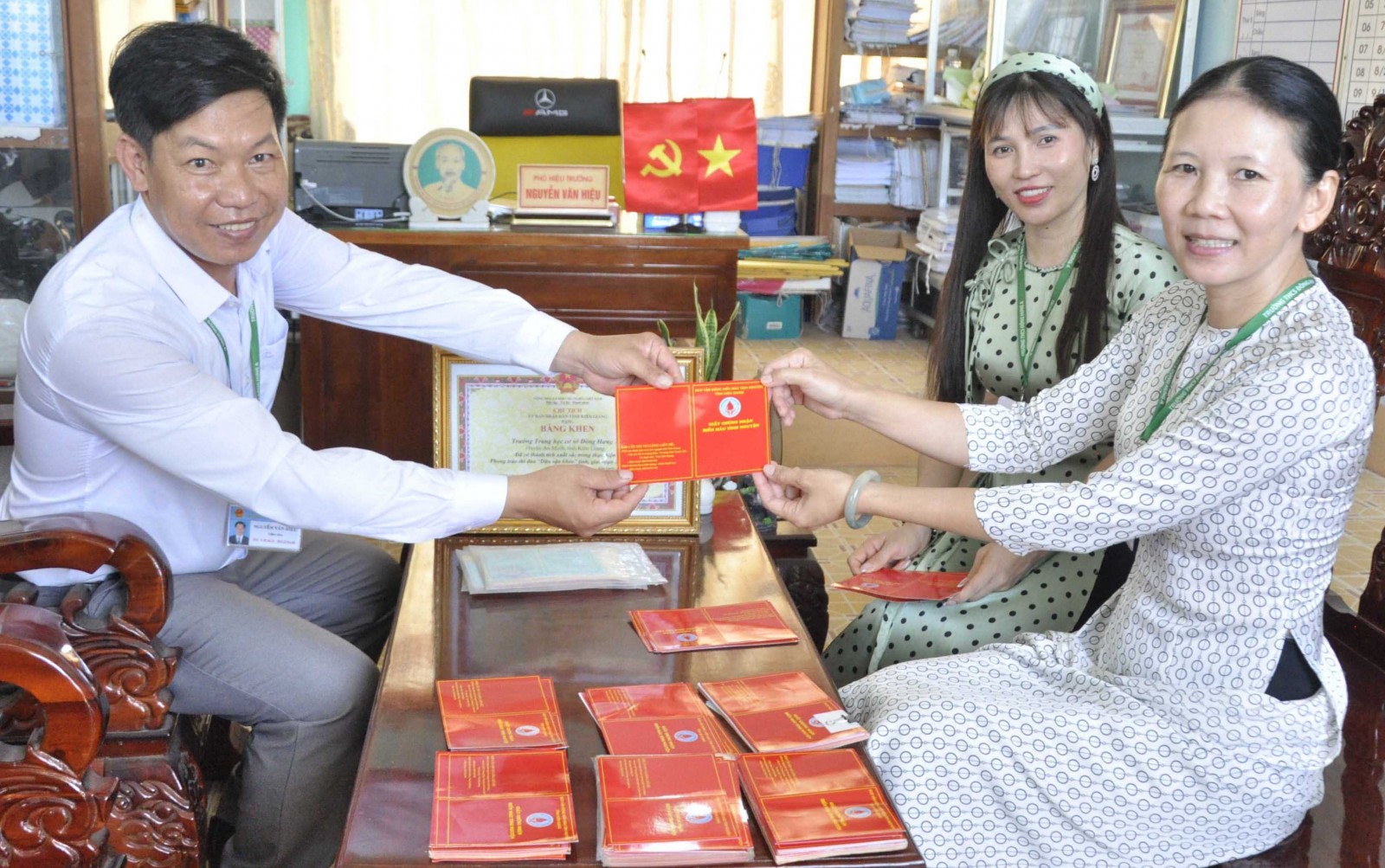 Chuyện hiến máu ở một ngôi trường