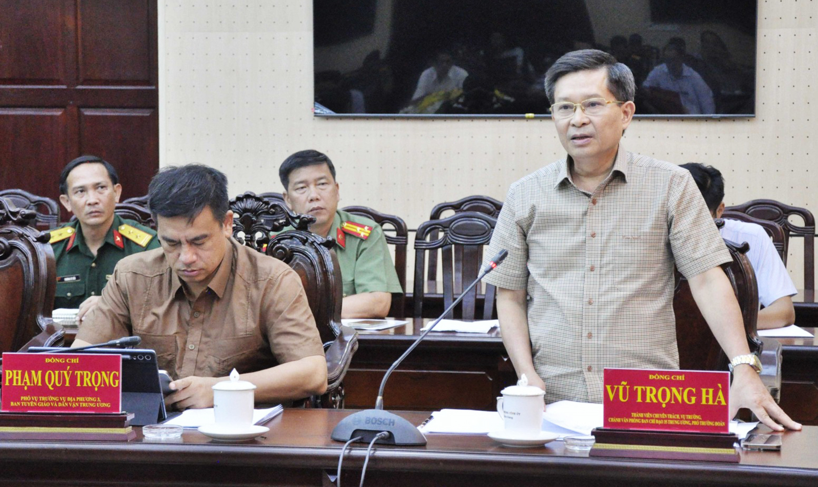 Đoàn kiểm tra Ban Chỉ đạo 35 Trung ương làm việc tại An Giang