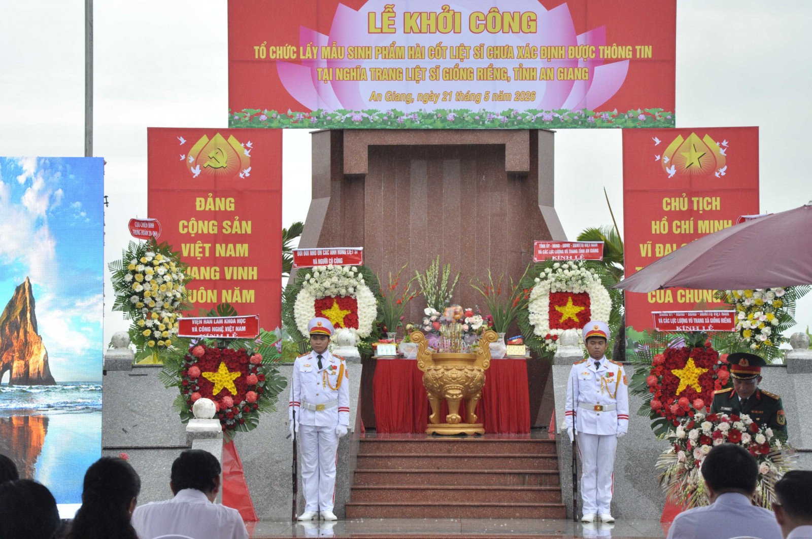 An Giang tổ chức lấy mẫu sinh phẩm 962 hài cốt liệt sĩ phục vụ giám định ADN