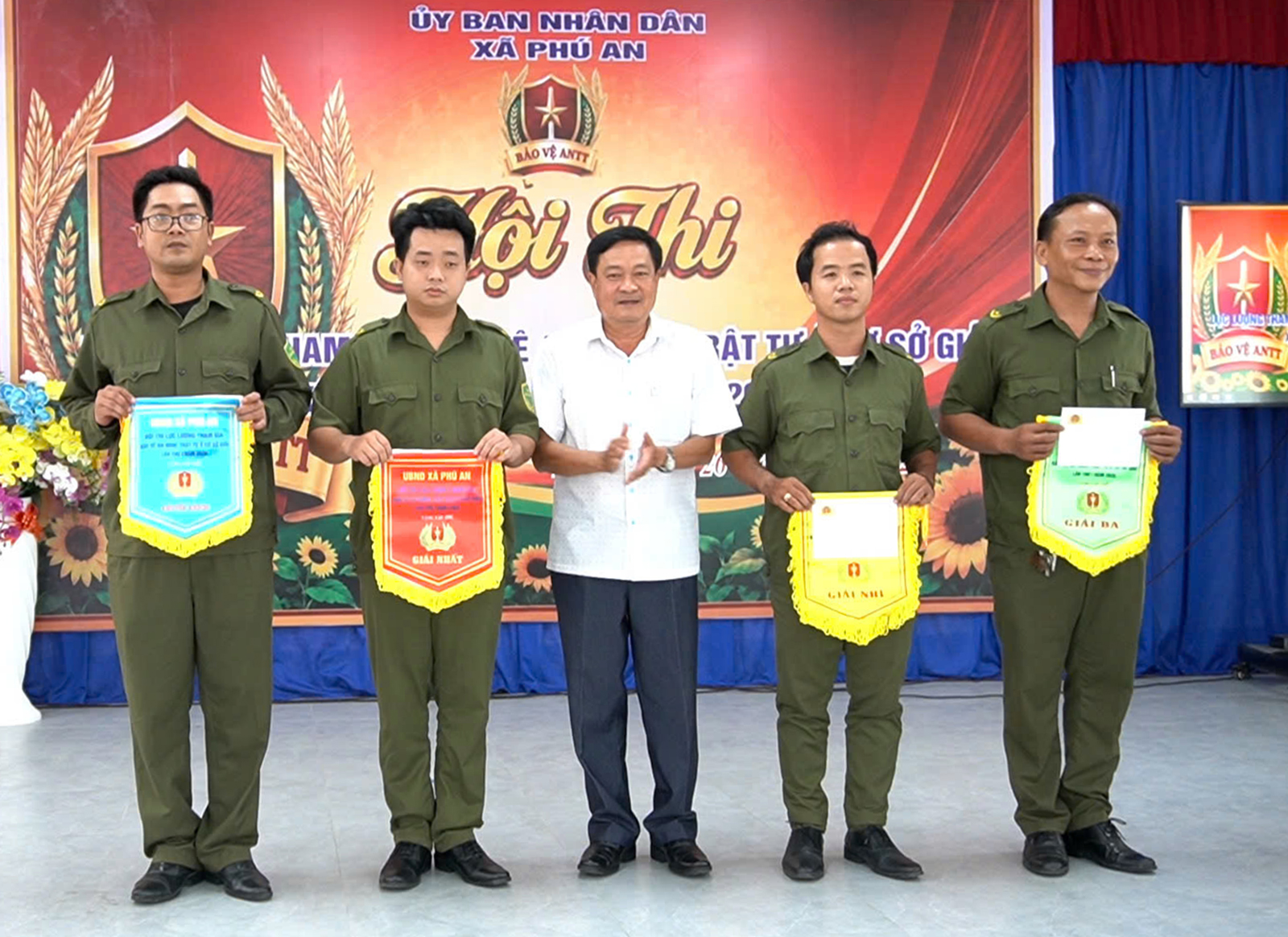 Xã Phú An tổ chức hội thi lực lượng tham gia bảo vệ an ninh, trật tự ở cơ sở giỏi năm 2026
