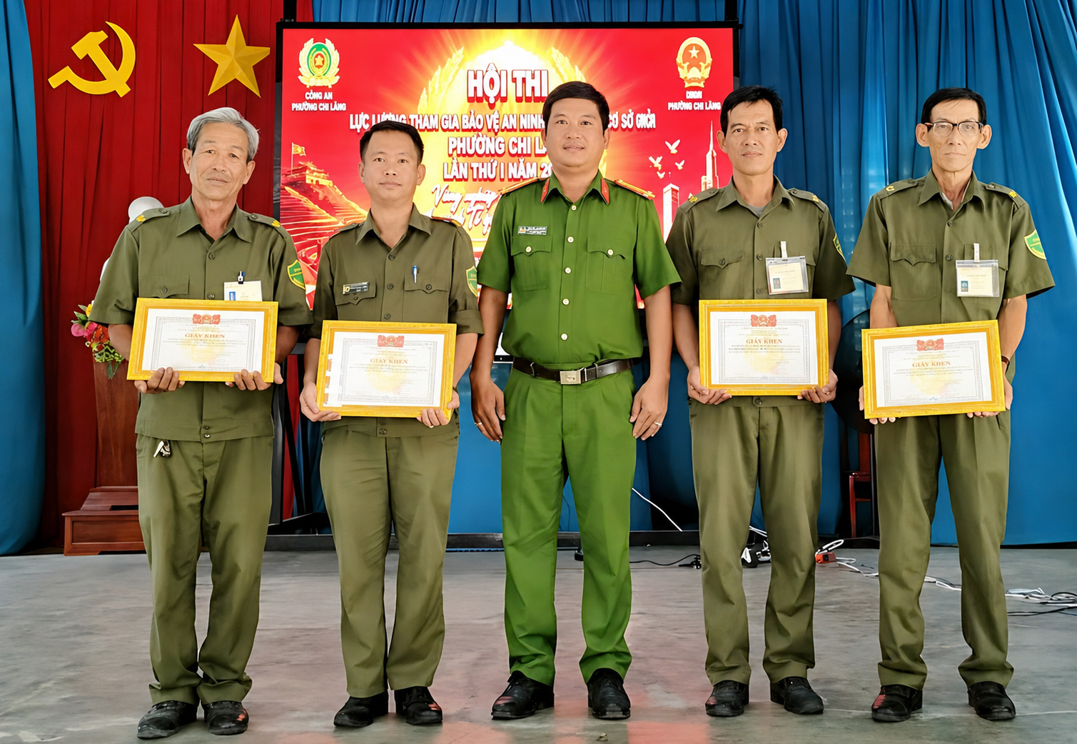 Hội thi Lực lượng tham gia bảo vệ an ninh, trật tự ở cơ sở giỏi phường Chi Lăng