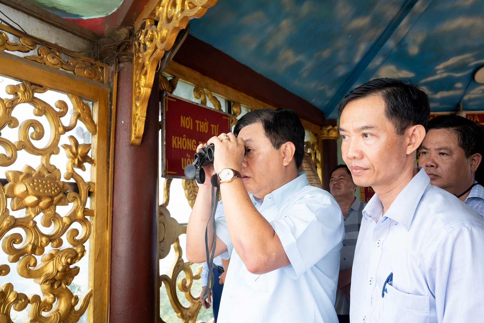 Bí thư Tỉnh ủy An Giang Nguyễn Tiến Hải khảo sát thực tế tại núi Cấm