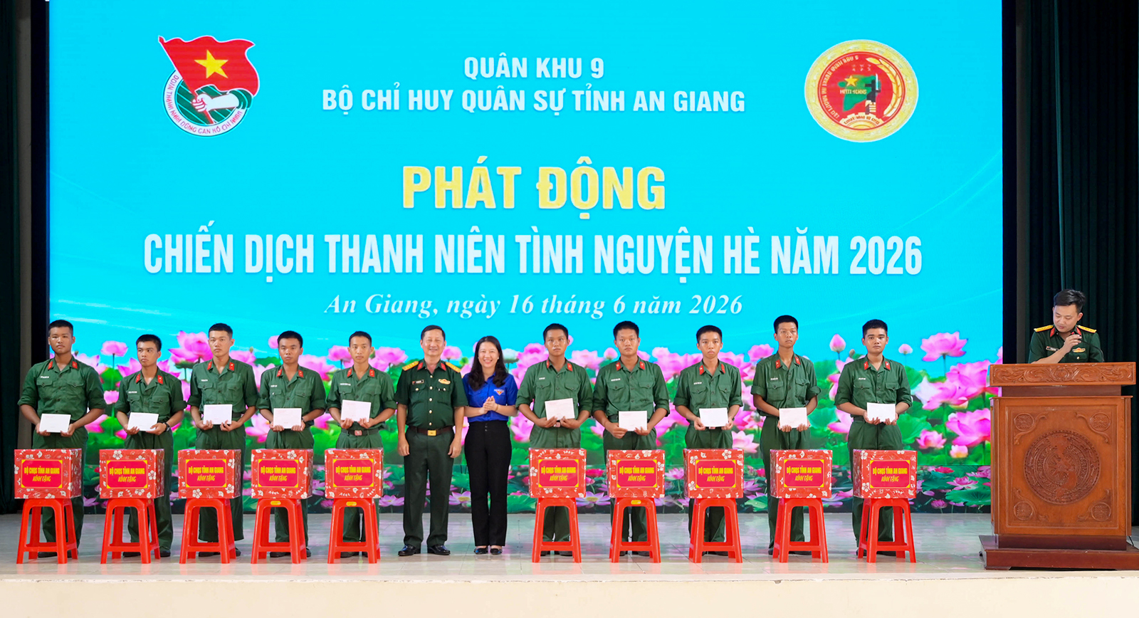 Bộ Chỉ huy Quân sự tỉnh An Giang phát động Chiến dịch "Thanh niên tình nguyện hè" năm 2026