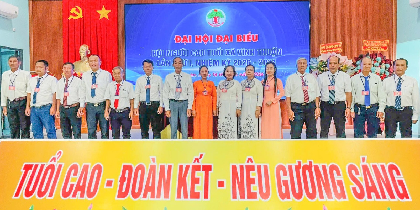 Đại hội đại biểu Hội Người cao tuổi xã Vĩnh Thuận