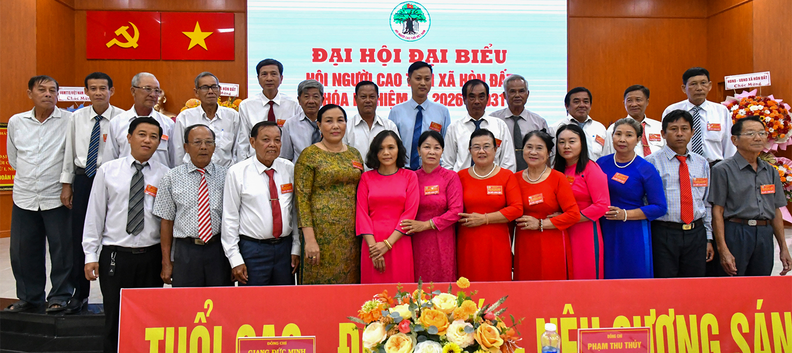 Bà Phạm Hồng Gái giữ chức Chủ tịch Hội Người cao tuổi xã Hòn Đất nhiệm kỳ 2026 - 2031