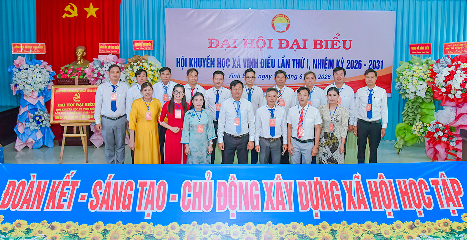 Ông Lê Văn Danh giữ chức Chủ tịch Hội Khuyến học xã Vĩnh Điều