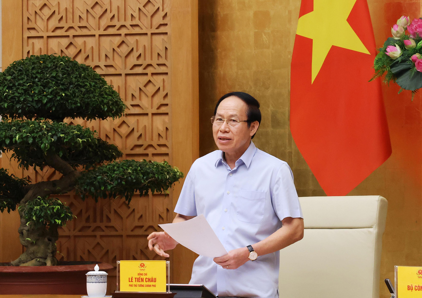 Phó Thủ tướng Chính phủ Lê Tiến Châu: Không được viện dẫn những khó khăn chung để trì hoãn tiến độ hoàn thành công trình