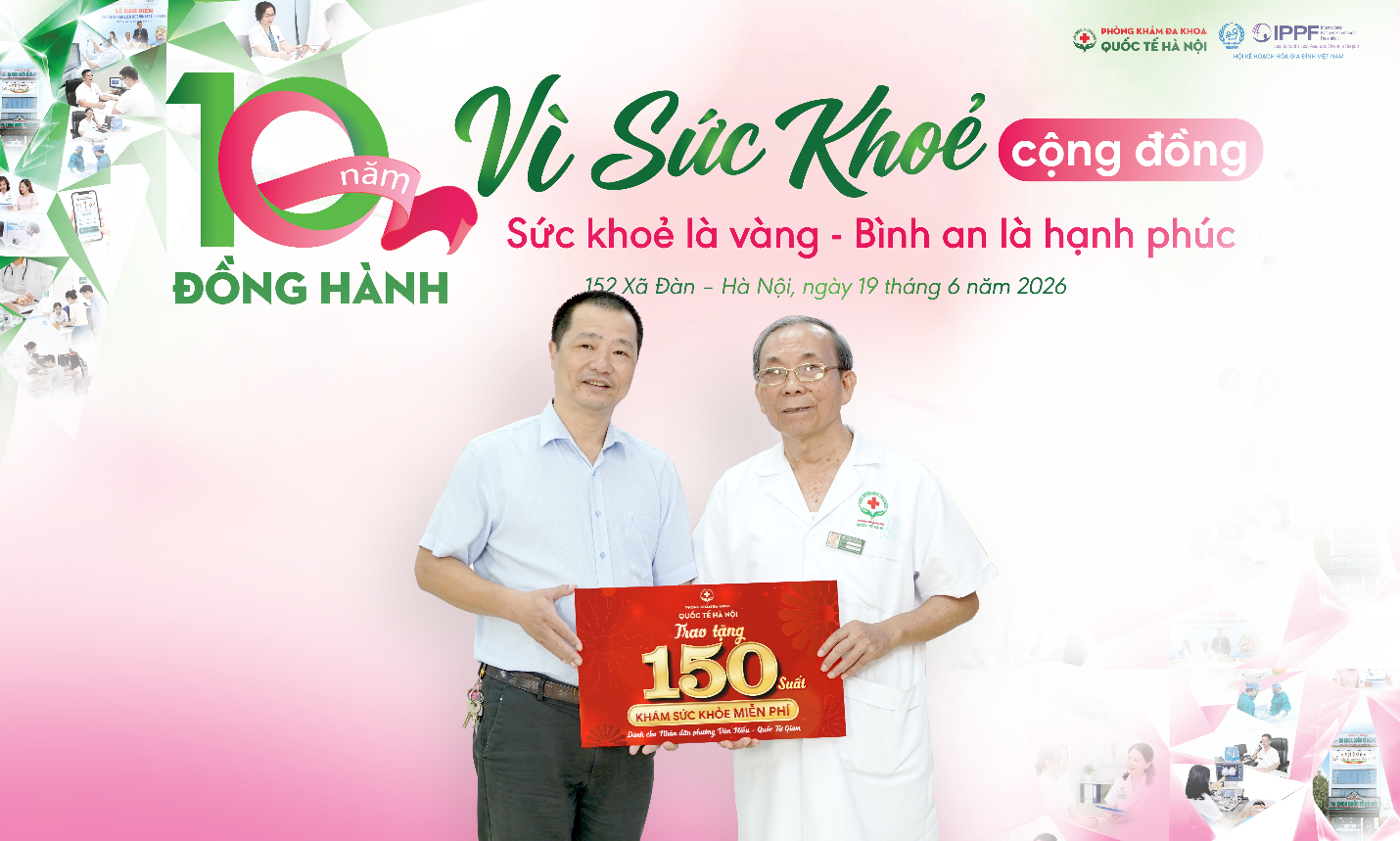 Phòng khám Đa khoa Quốc tế Hà Nội: Hành trình 10 năm xây dựng niềm tin từ chất lượng khám chữa bệnh