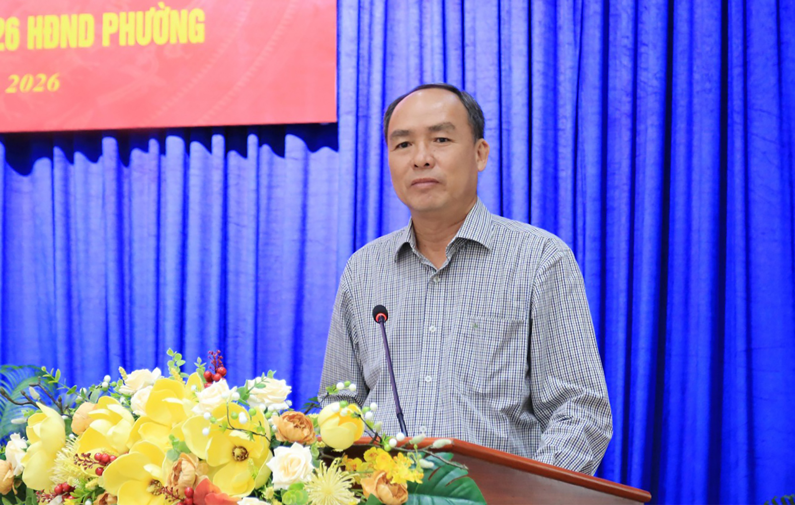 Bí thư Đảng ủy, Chủ tịch HĐND phường Long Xuyên Lâm Quang Thi phát biểu kết luận