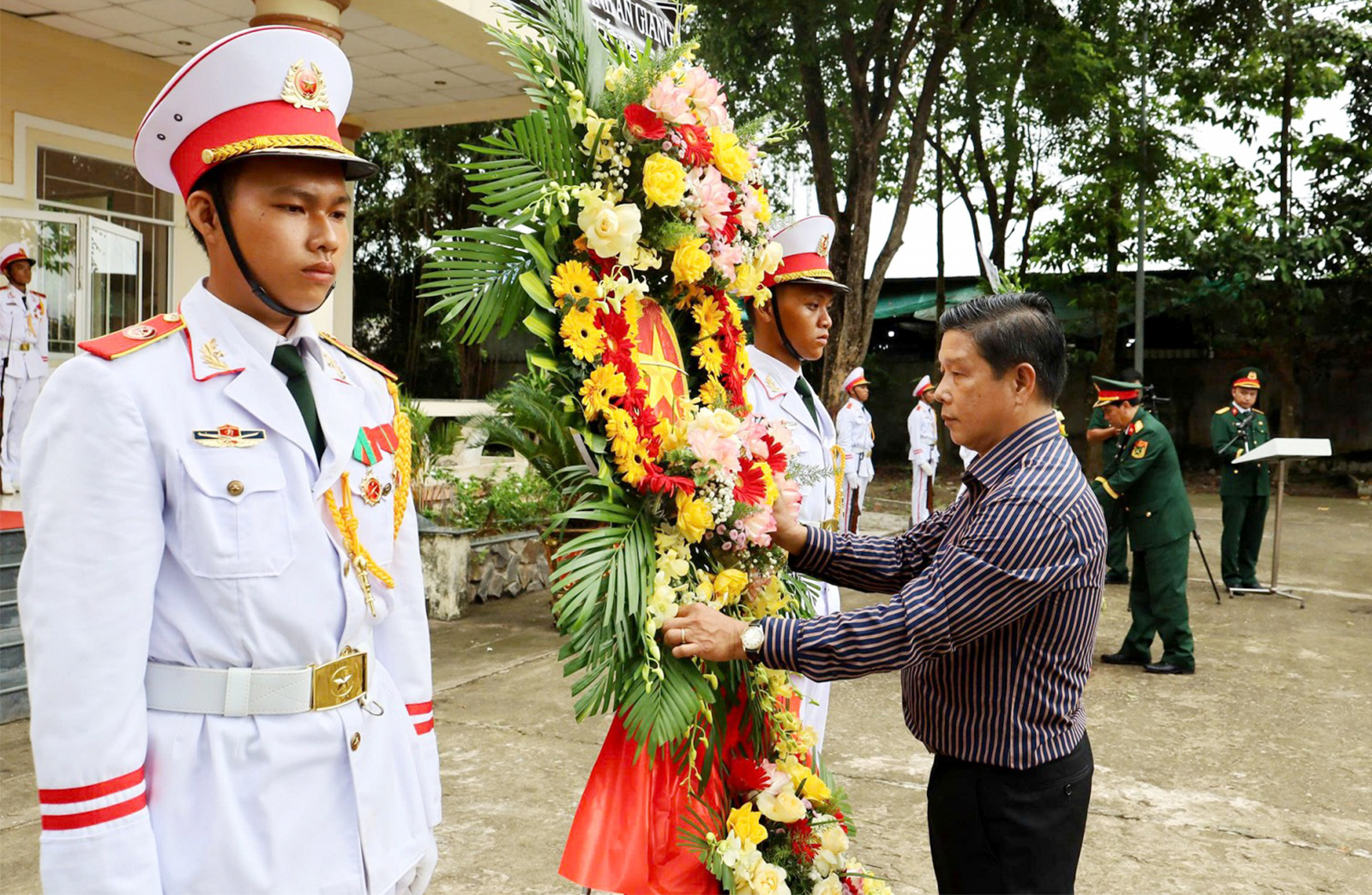 Ban Chỉ đạo 515 tỉnh An Giang đón Đội K93 hoàn thành nhiệm vụ trở về nước