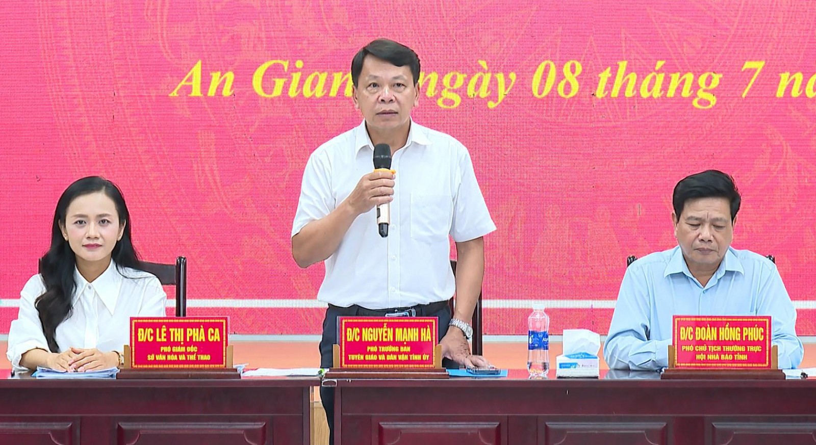 An Giang giao ban báo chí định kỳ tháng 7