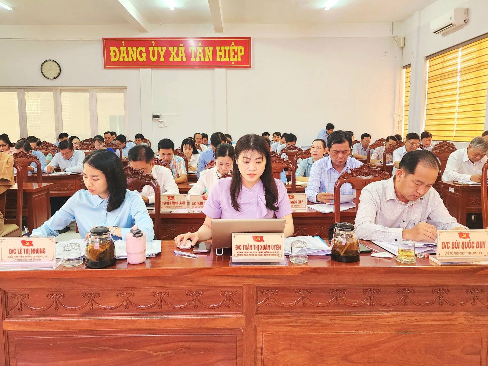 Xã Tân Hiệp sơ kết công tác xây dựng Đảng và phát triển kinh tế - xã hội 6 tháng đầu năm