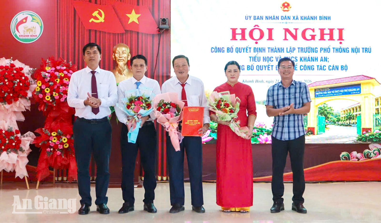 Thành lập Trường Phổ thông nội trú Tiểu học và THCS Khánh An