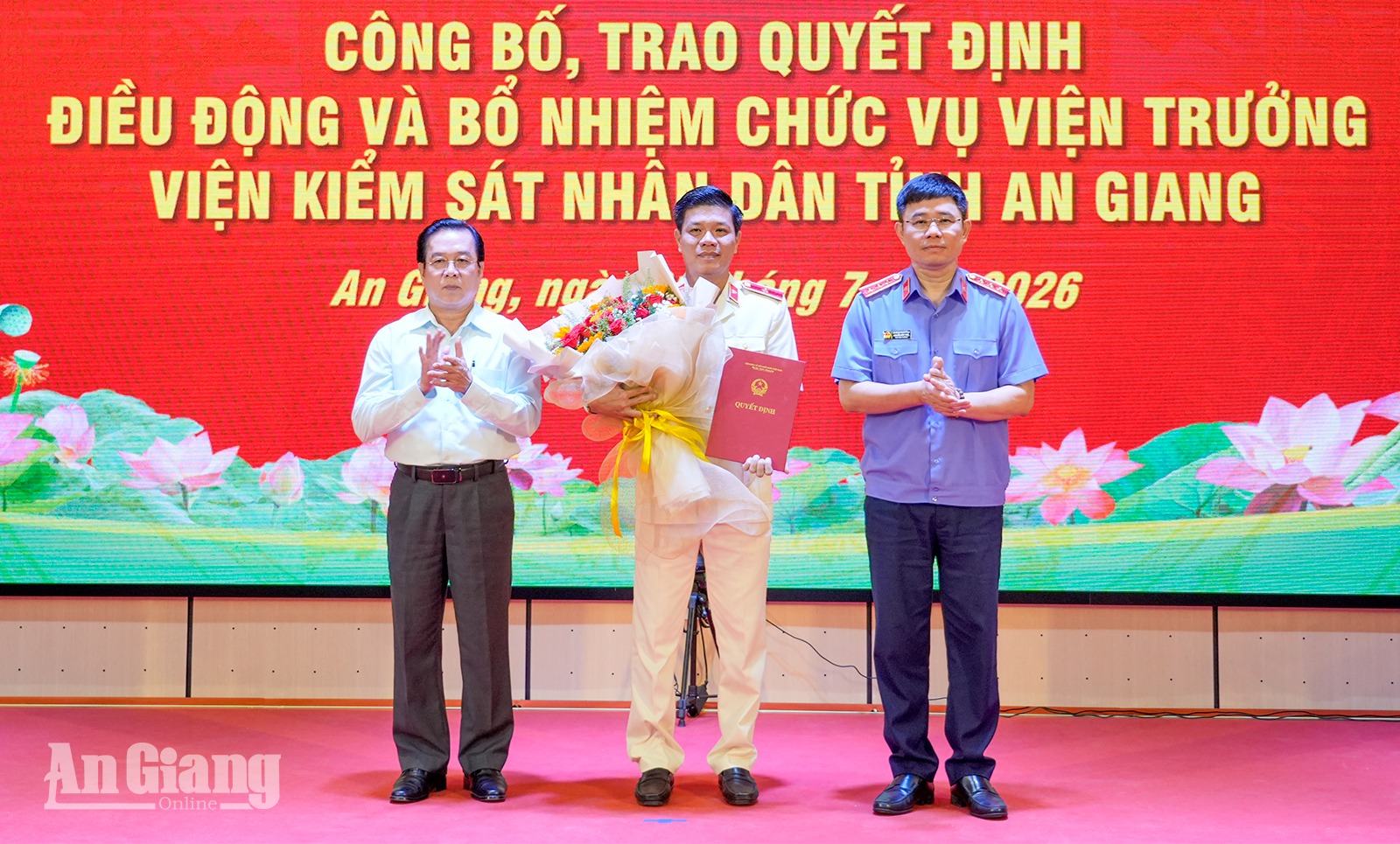 Ông Kiều Hoài Phong giữ chức Viện trưởng Viện Kiểm sát nhân dân tỉnh An Giang