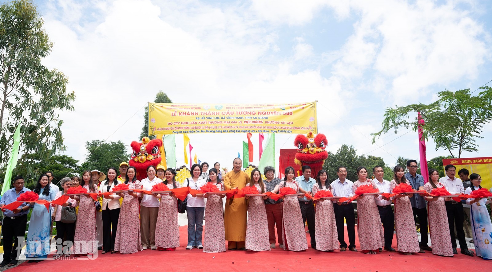 Khánh thành cầu ở Vĩnh Hanh trị giá hơn 3,4 tỷ đồng