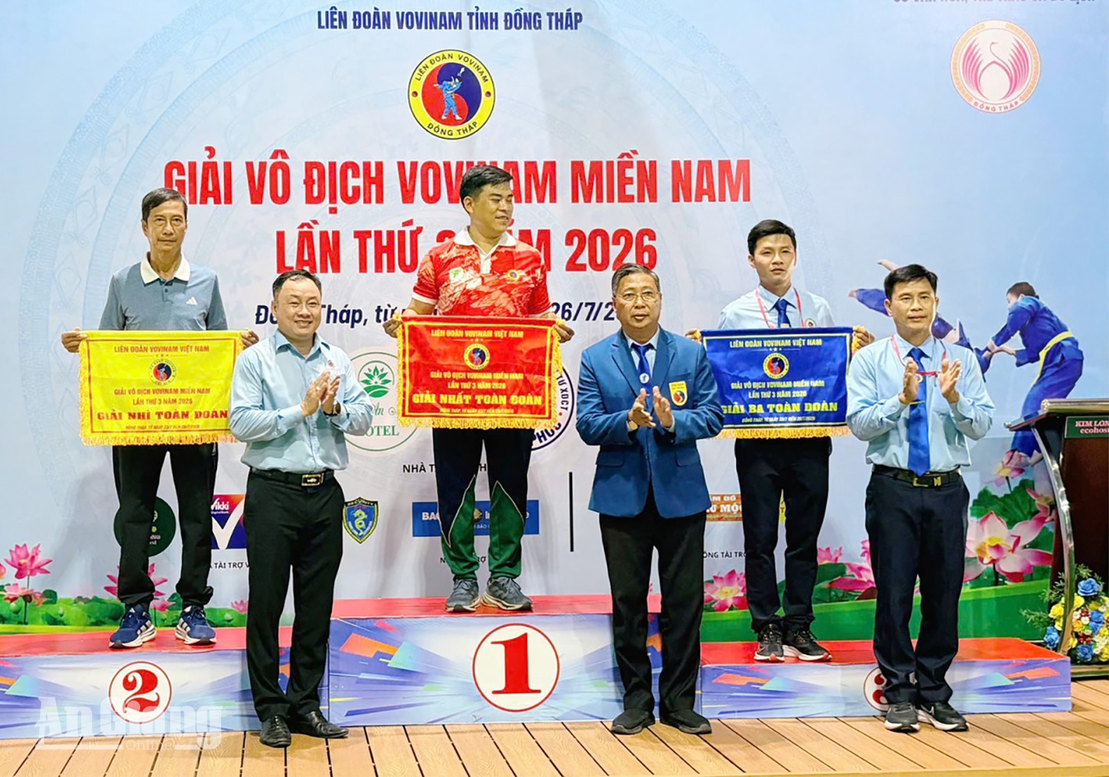 An Giang hạng nhì toàn đoàn tại Giải vô địch Vovinam miền Nam