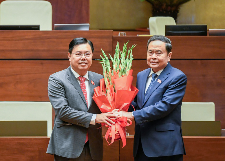Quốc hội phê chuẩn bổ nhiệm ông Nguyễn Tiến Hải giữ chức Bộ trưởng Bộ Nội vụ- Ảnh 1.
