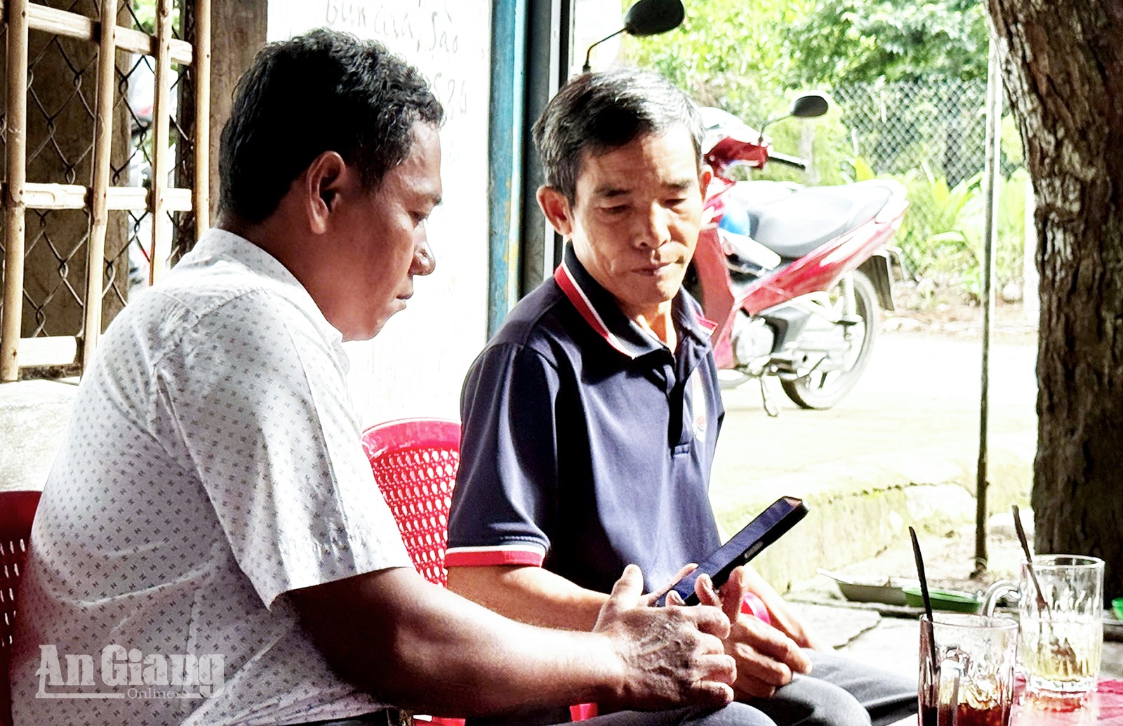 Nông dân Ô Lâm kết nối sản xuất qua ly cà phê sáng