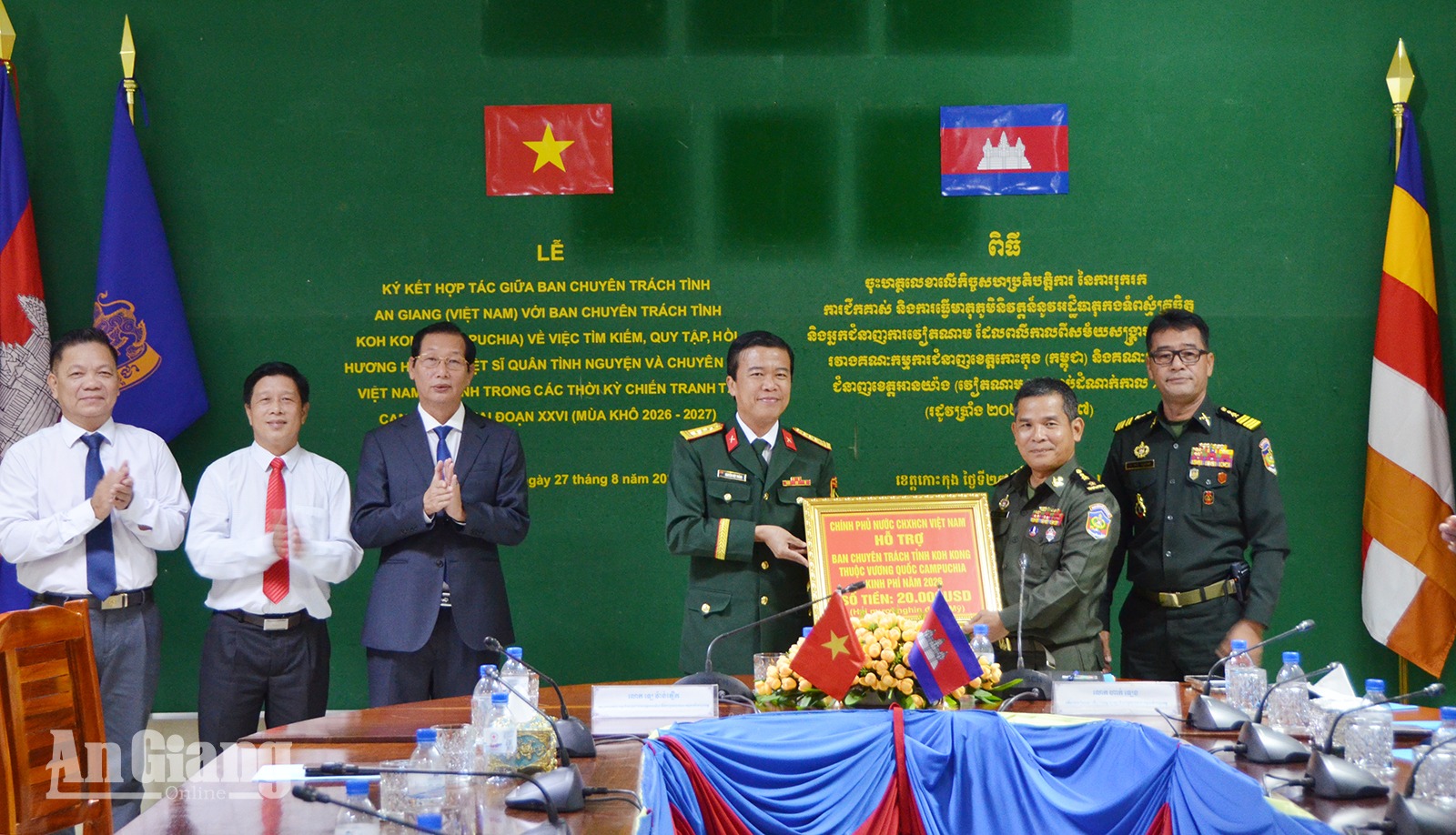 Tỉnh Koh Kong tiếp tục hỗ trợ An Giang tìm kiếm, quy tập hài cốt liệt sĩ