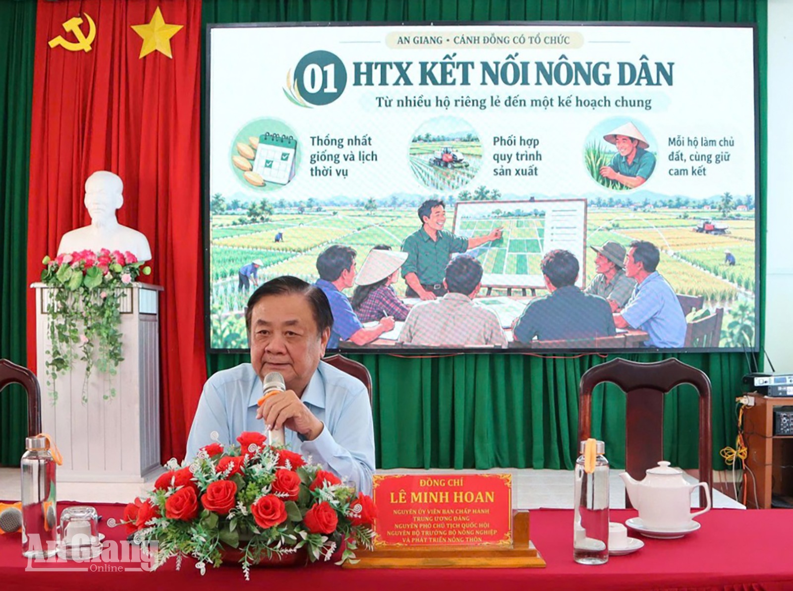 An Giang giảng thử nghiệm chuyên đề phát triển kinh tế tập thể