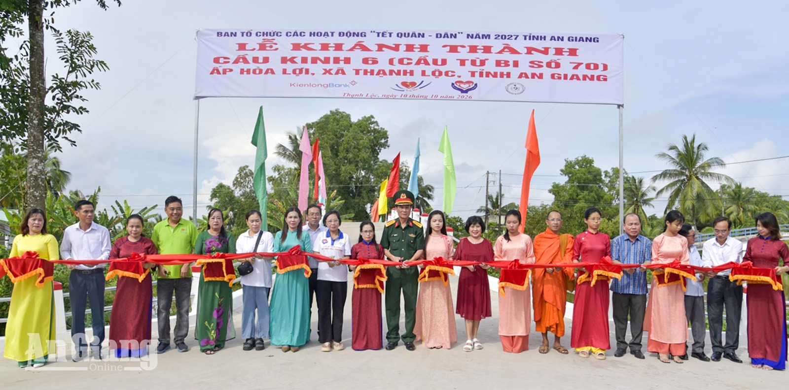 Thạnh Lộc khánh thành cầu Kênh 6 trị giá 632 triệu đồng