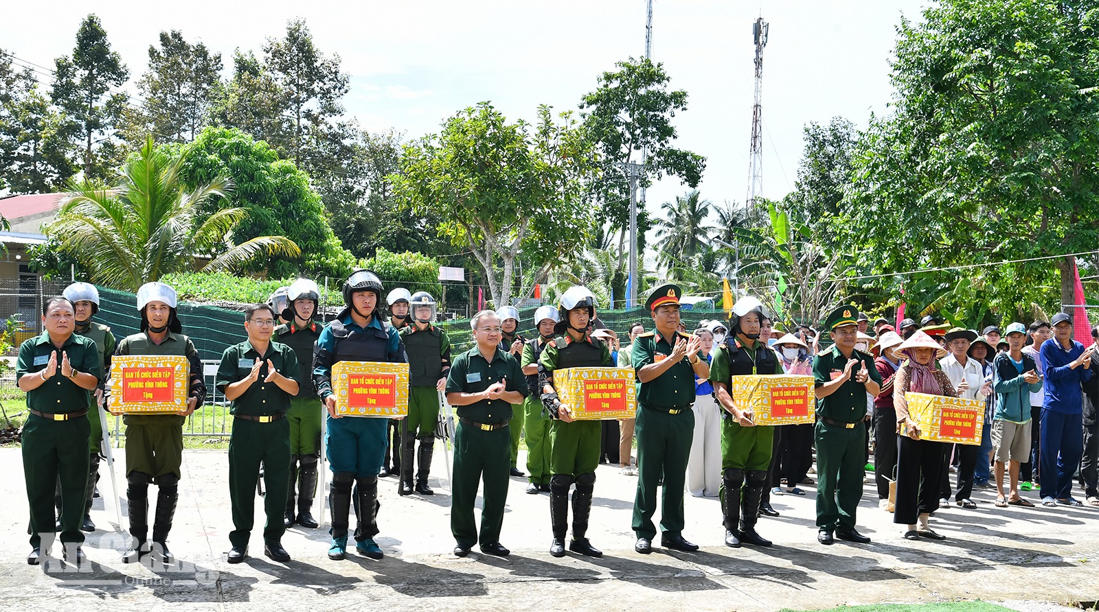 Phường Vĩnh Thông hoàn thành diễn tập chiến đấu phòng thủ năm 2026