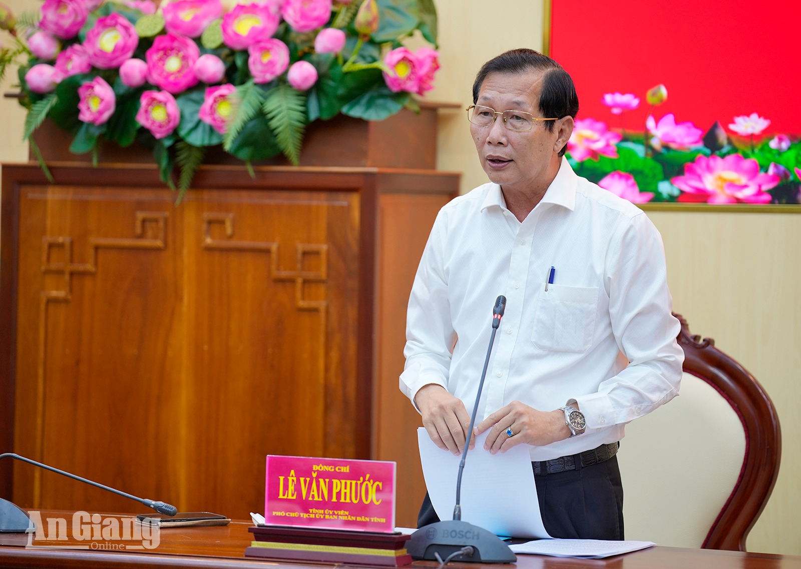 Phó Bí thư Thường trực Tỉnh ủy An Giang yêu cầu phát huy lợi thế kinh tế biên giới, giữ vững chủ quyền