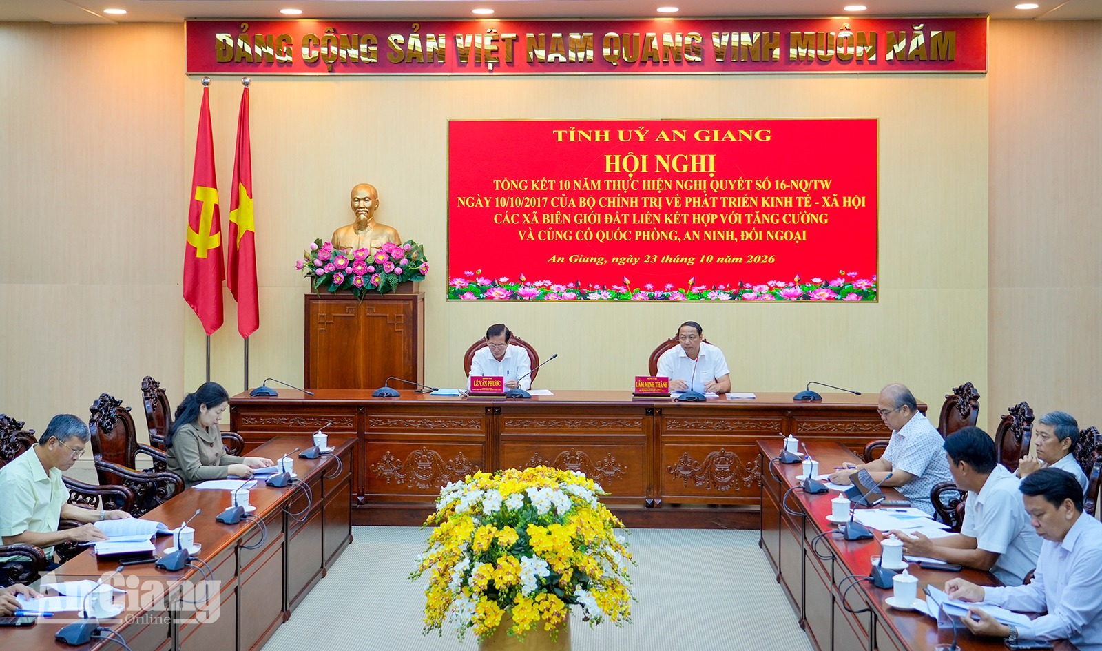 Phó Bí thư Thường trực Tỉnh ủy An Giang yêu cầu phát huy lợi thế kinh tế biên giới, giữ vững chủ quyền
