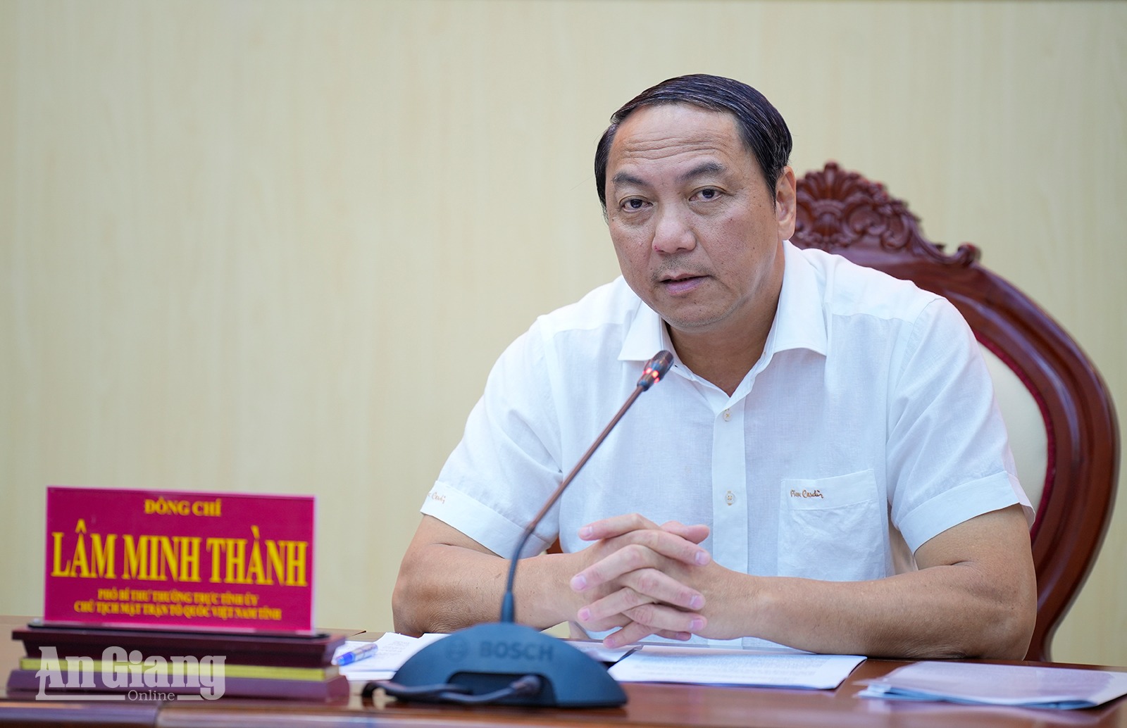 Phó Bí thư Thường trực Tỉnh ủy An Giang yêu cầu phát huy lợi thế kinh tế biên giới, giữ vững chủ quyền