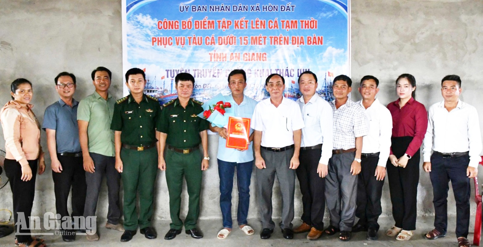 Xã Hòn Đất công bố điểm tập kết lên cá 366 tấn/năm