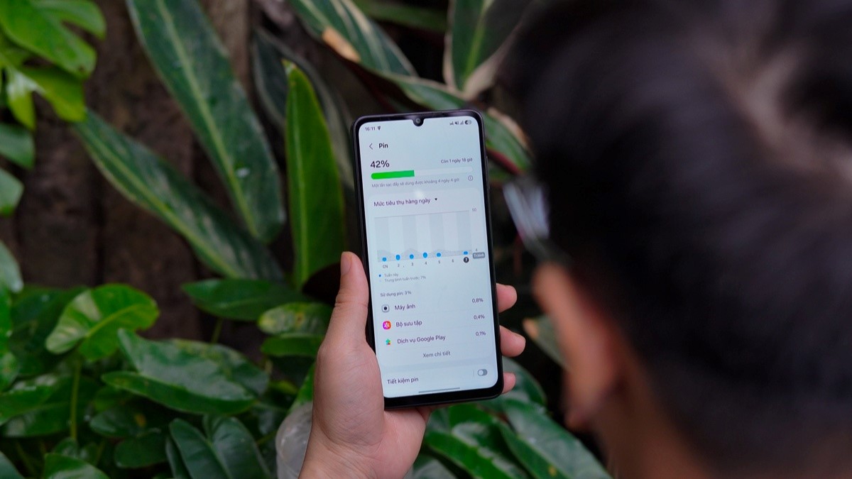 Bộ đôi Samsung A mới: Galaxy A08 pin khủng 6.000mAh, A18 màn AMOLED sắc nét Description: Thời lượng pin bền bỉ của Samsung Galaxy A08