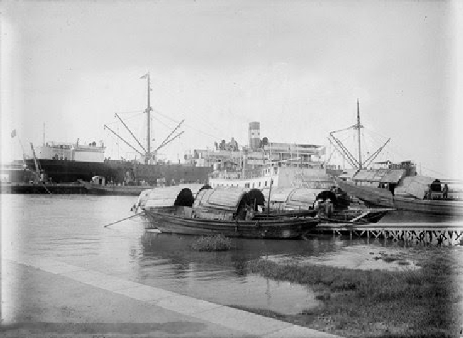 Cảng Sài Gòn, 1954.