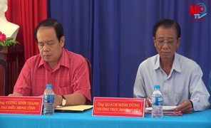 Chủ tịch UBND tỉnh Vương Bình Thạnh tiếp xúc cử tri 2 xã Tây Phú và An Bình