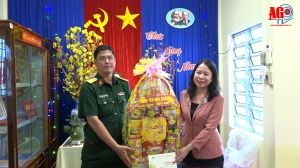 Bí thư Tỉnh ủy Võ Thị Ánh Xuân thăm, chúc Tết Tập đoàn Sao Mai và Viện kiểm sát Quân sự khu vực 92