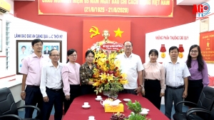 Chủ tịch UBND tỉnh Nguyễn Thanh Bình thăm Báo An Giang nhân kỷ niệm 95 năm Ngày Báo chí Cách mạng Việt Nam