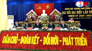 Khai mạc Đại hội đại biểu Đảng bộ TP. Châu Đốc lần thứ XII (nhiệm kỳ 2020- 2025)