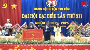 Khai mạc Đại hội Đại biểu Đảng bộ huyện Tri Tôn lần thứ XII (nhiệm kỳ 2020-2025)