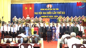 Đại hội đại biểu Đảng bộ huyện Tri Tôn lần thứ XII (nhiệm kỳ 2020-2025) thành công tốt đẹp