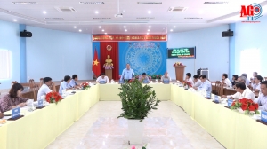 Chủ tịch UBND tỉnh An Giang Nguyễn Thanh Bình làm việc với lãnh đạo huyện Chợ Mới về nhiệm vụ phát triển kinh tế - xã hội