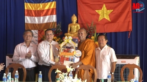 Phó Bí thư Thường trực Tỉnh ủy An Giang thăm, chúc Tết Chol Chnam Thmay đồng bào dân tộc thiểu số Khmer