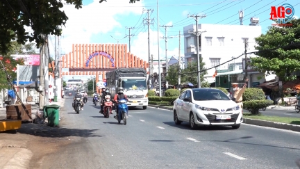 An Giang tăng cường kiểm soát phòng, chống dịch bệnh COVID-19 trên các tuyến giao thông