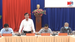 Phó Chủ tịch UBND tỉnh An Giang Lê Văn Phước kiểm tra công tác phòng, chống dịch bệnh COVID-19 huyện Phú Tân