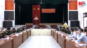 Đảng ủy Quân sự tỉnh An Giang tổ chức hội nghị phiên cuối năm 2021